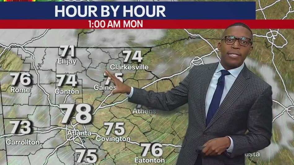 Sunday evening forecast update