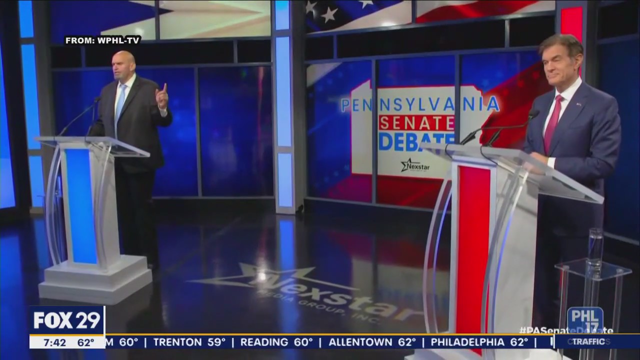 Fetterman, Oz meet for highly anticipated Senate debate
