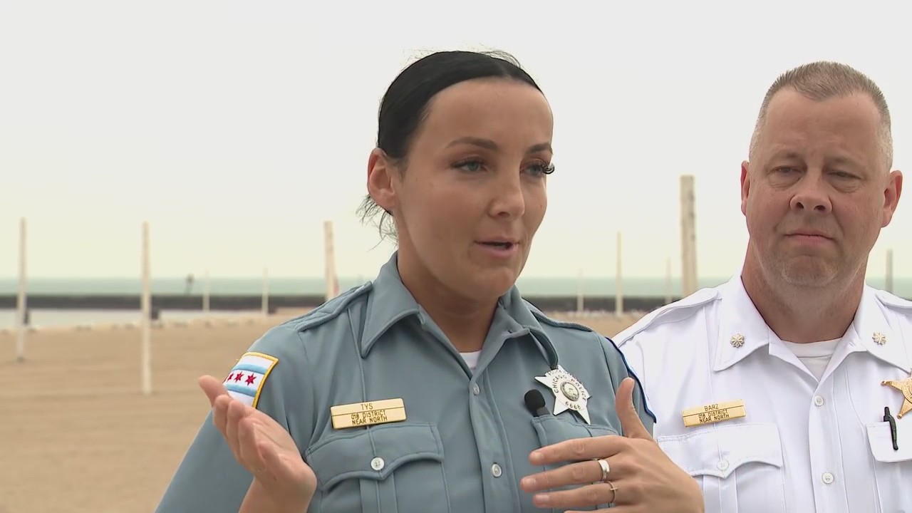 CPD officer hailed a hero after saving womans life in water rescue