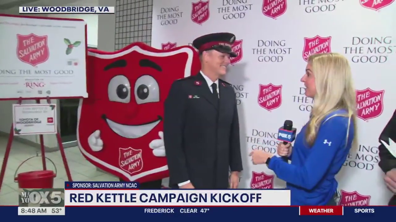 Salvation Army Red Kettle Campaign Kickoff