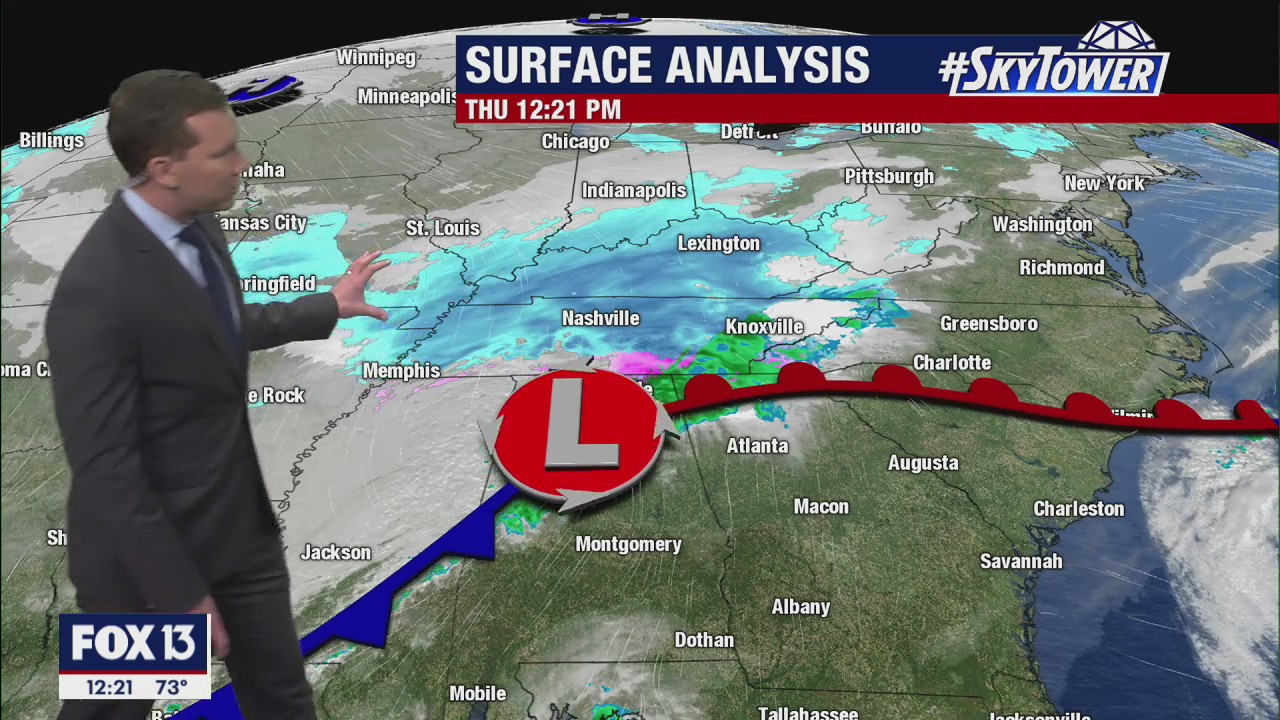 Thursday afternoon forecast
