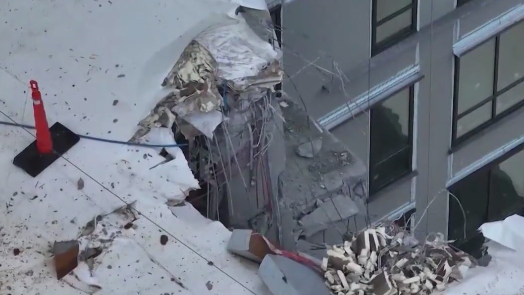 Update: Midtown partial crane collapse