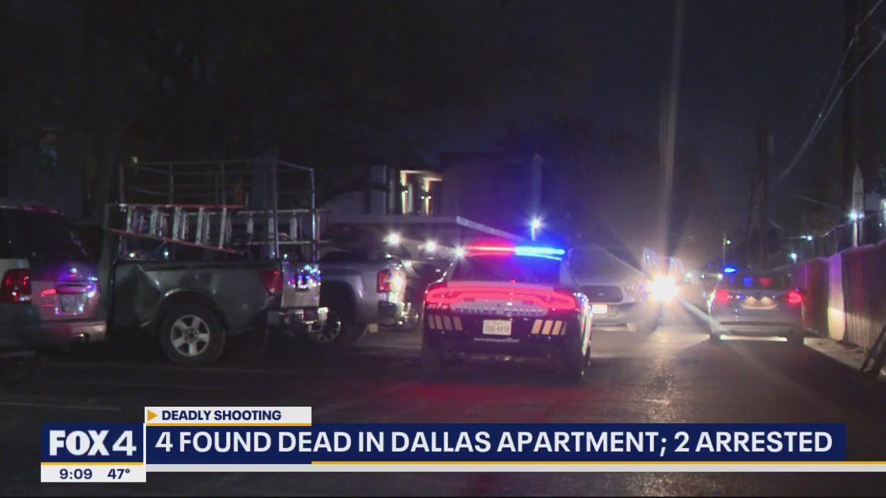 2 men, 2 women killed in Northwest Dallas apartment, 2 people arrested