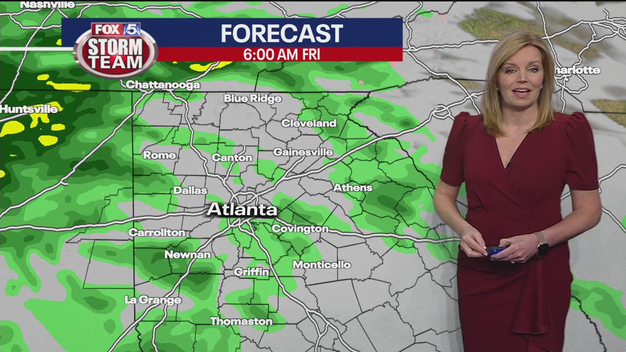 Friday morning weather forecast