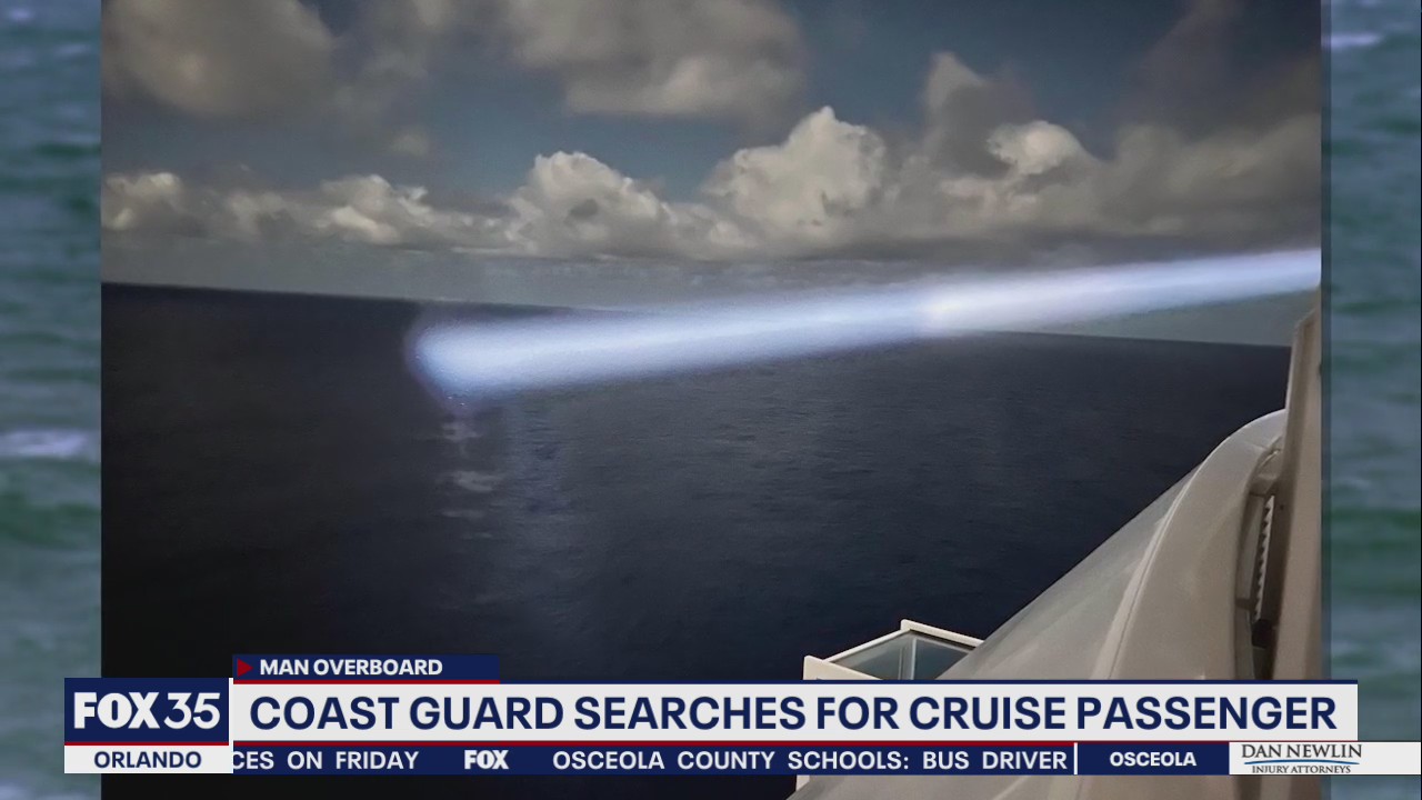 Coast Guard searches for cruise passenger