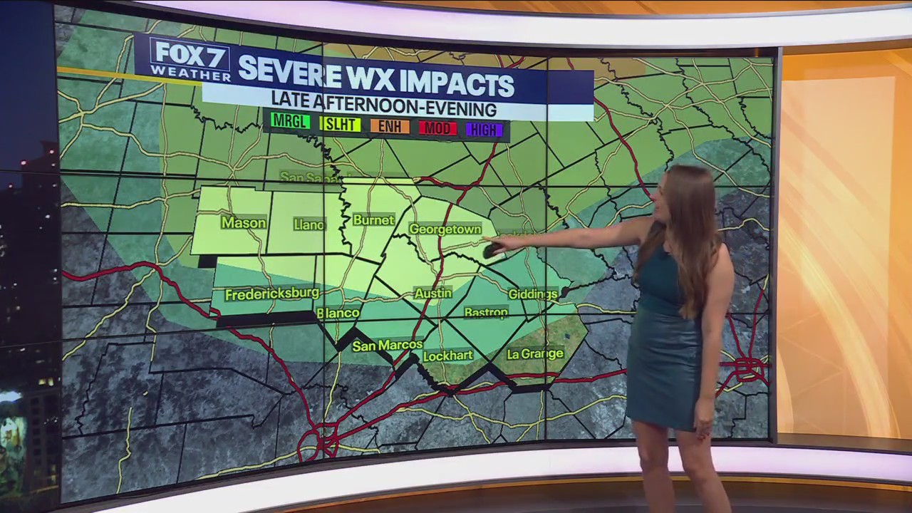 Central Texas weather: Severe storms possible Sunday