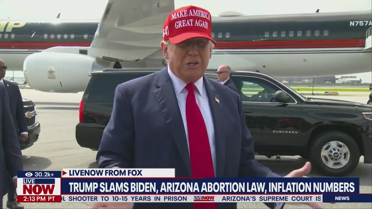 Trump slams Biden during Atlanta trip