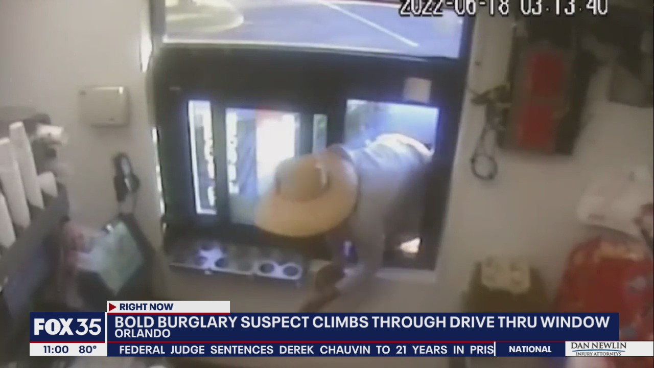 Man climbs into Orlando Wendy's drive-thru window and steals cash, police say