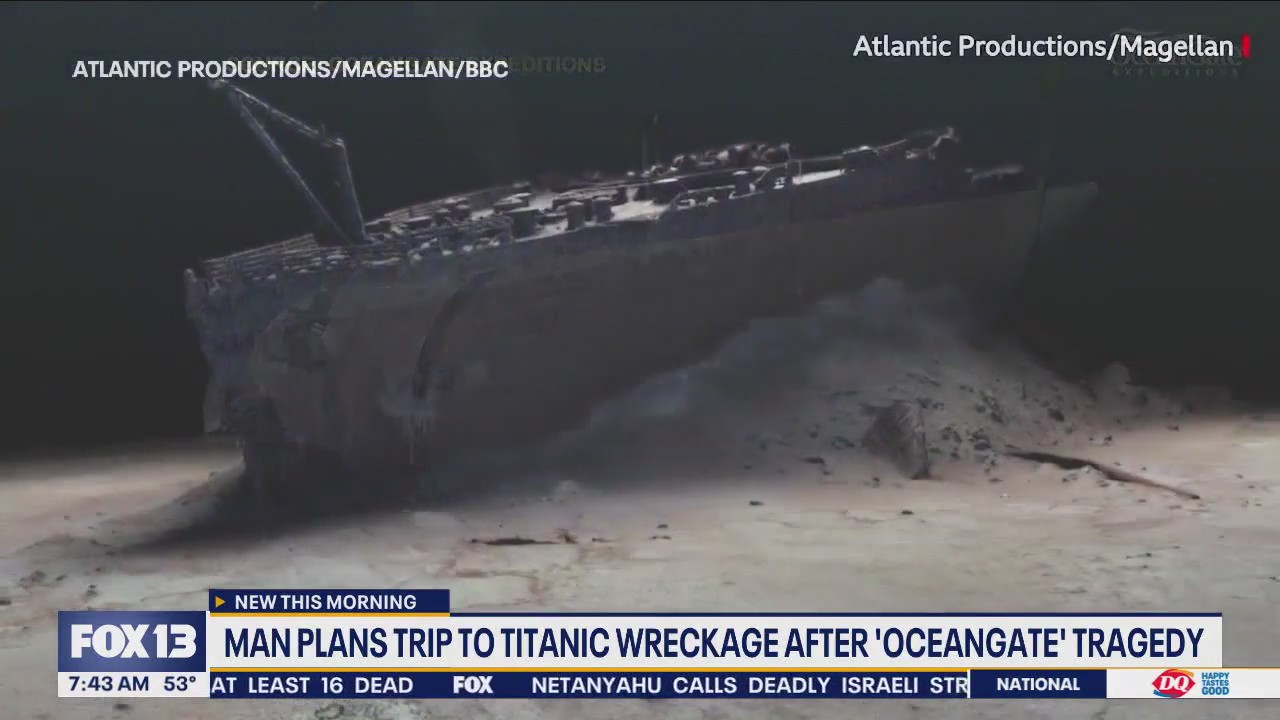 Man plans trip to Titanic wreckage after 'Oceangate' tragedy