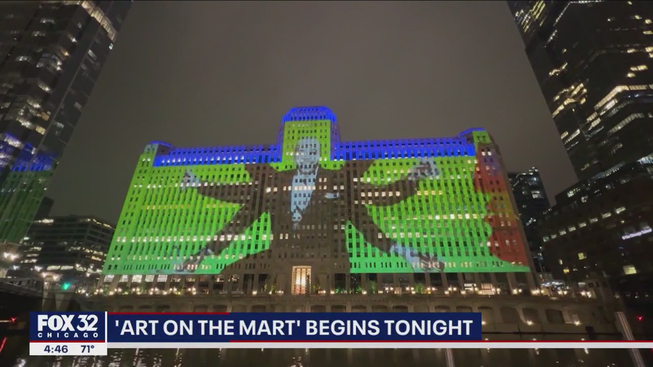 Art on the Mart returns to illuminate Chicagos Merchandise Mart