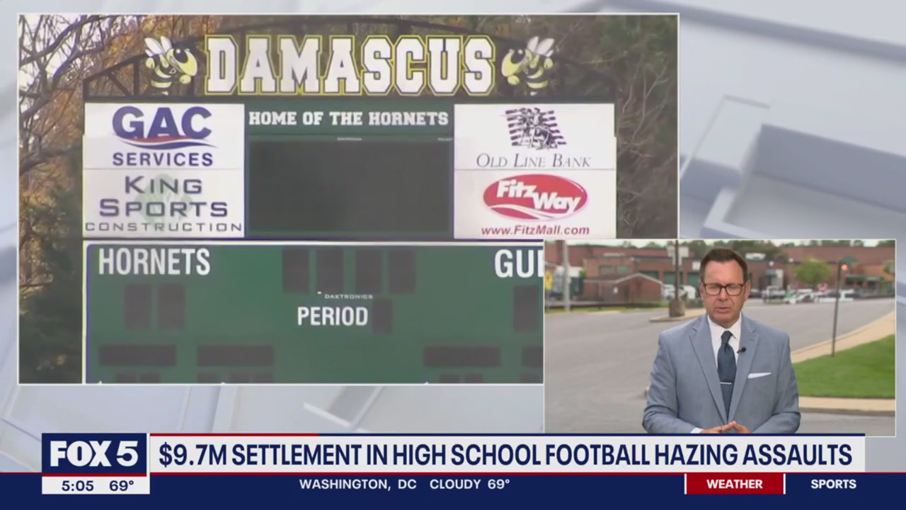 9.7M settlement in Damascus High School football hazing assaults