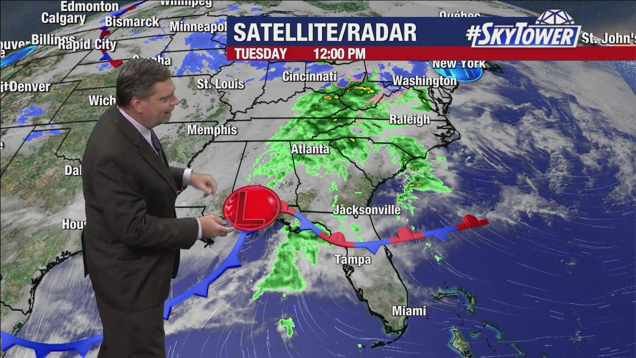 Tuesday afternoon forecast
