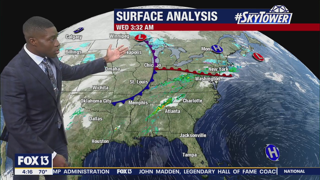 Wednesday morning forecast