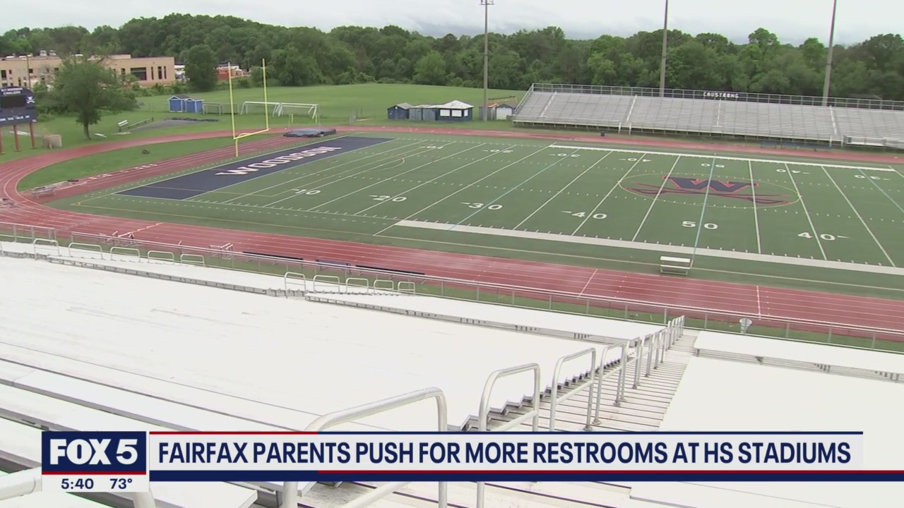 Fairfax County parents push for more restrooms at high school stadiums