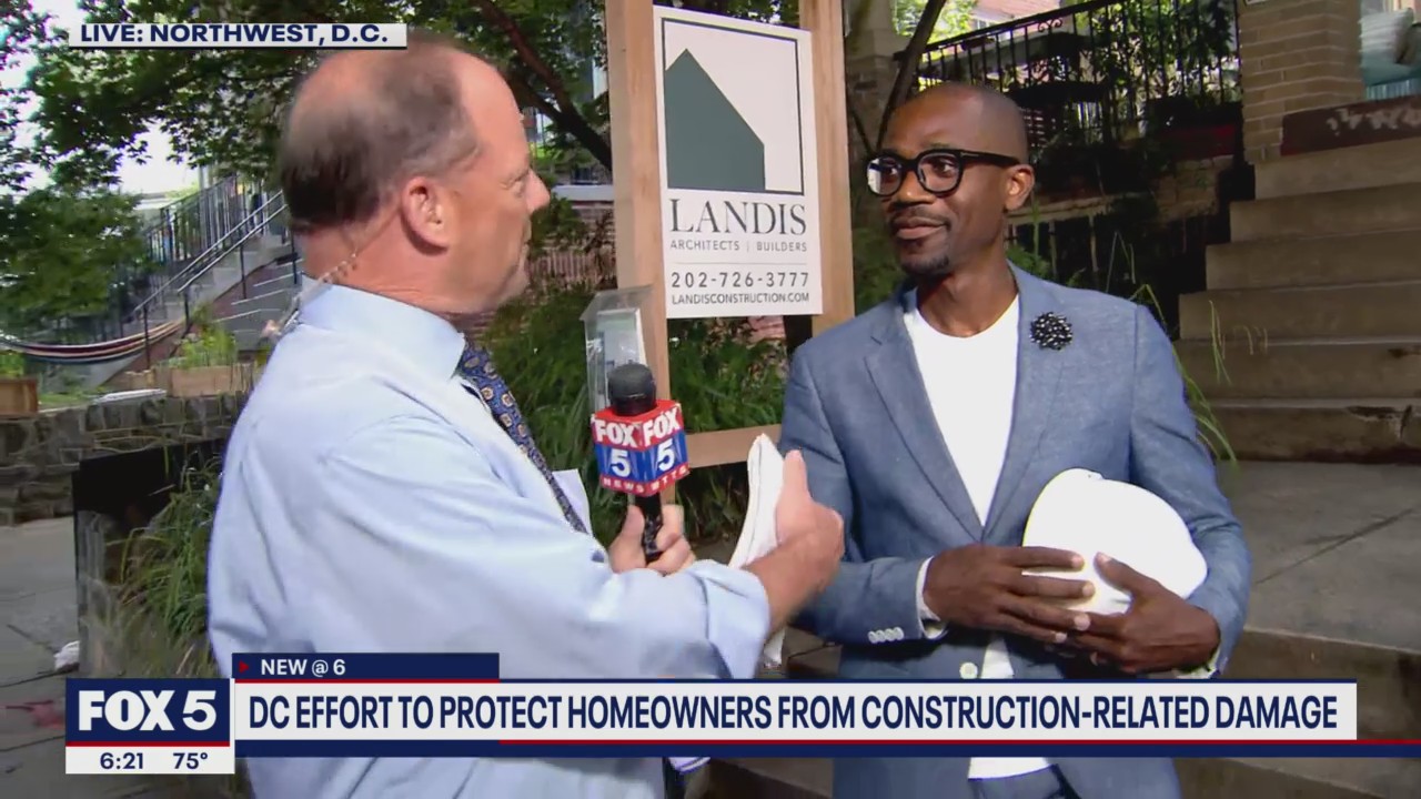 Legislation introduced would protect DC homeowners from construction-related damage