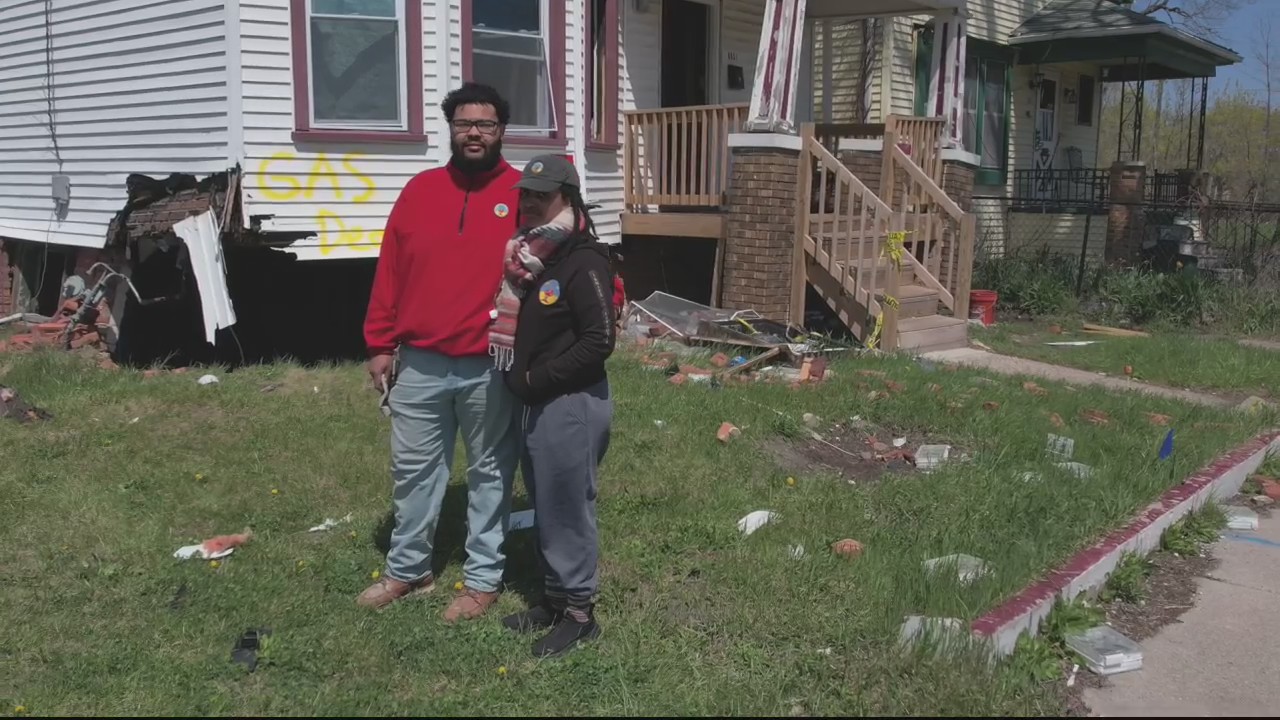 Couple's Detroit Land Bank house crashed into by speeding Jeep, vandals ransack residence