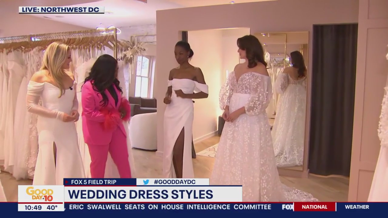 FOX 5 Field Trip: Talking wedding dress styles with Lovely Bride DC