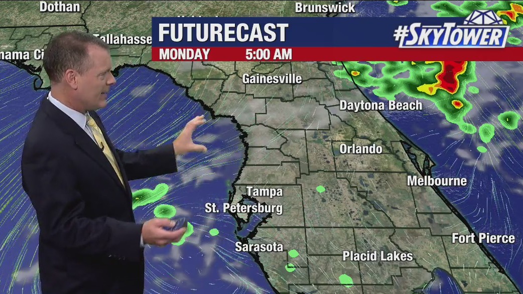 Monday morning forecast
