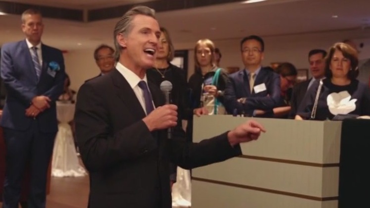 Newsom says not to remove Trump from ballot
