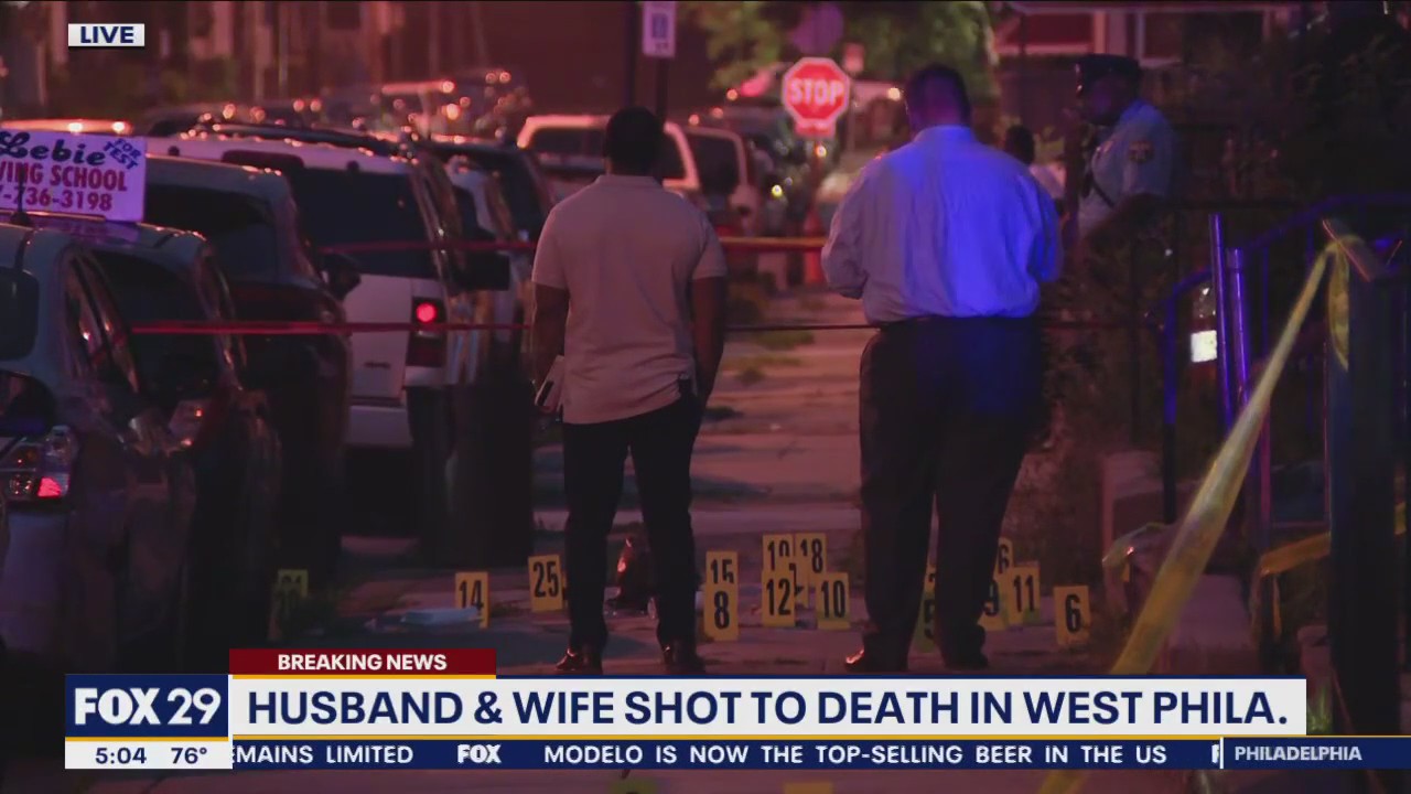 Couple fatally shot in West Philadelphia, police say