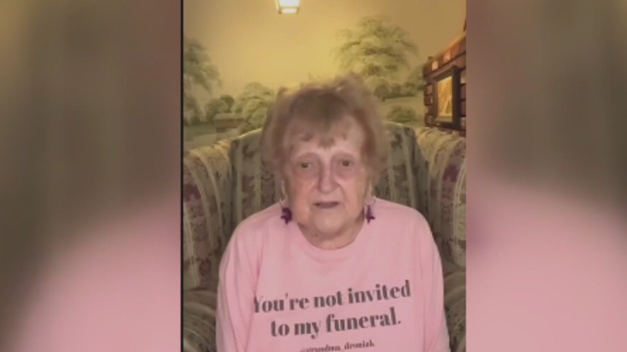 'If you're crying, stop being a baby': Grandma shares video she wants played at funeral