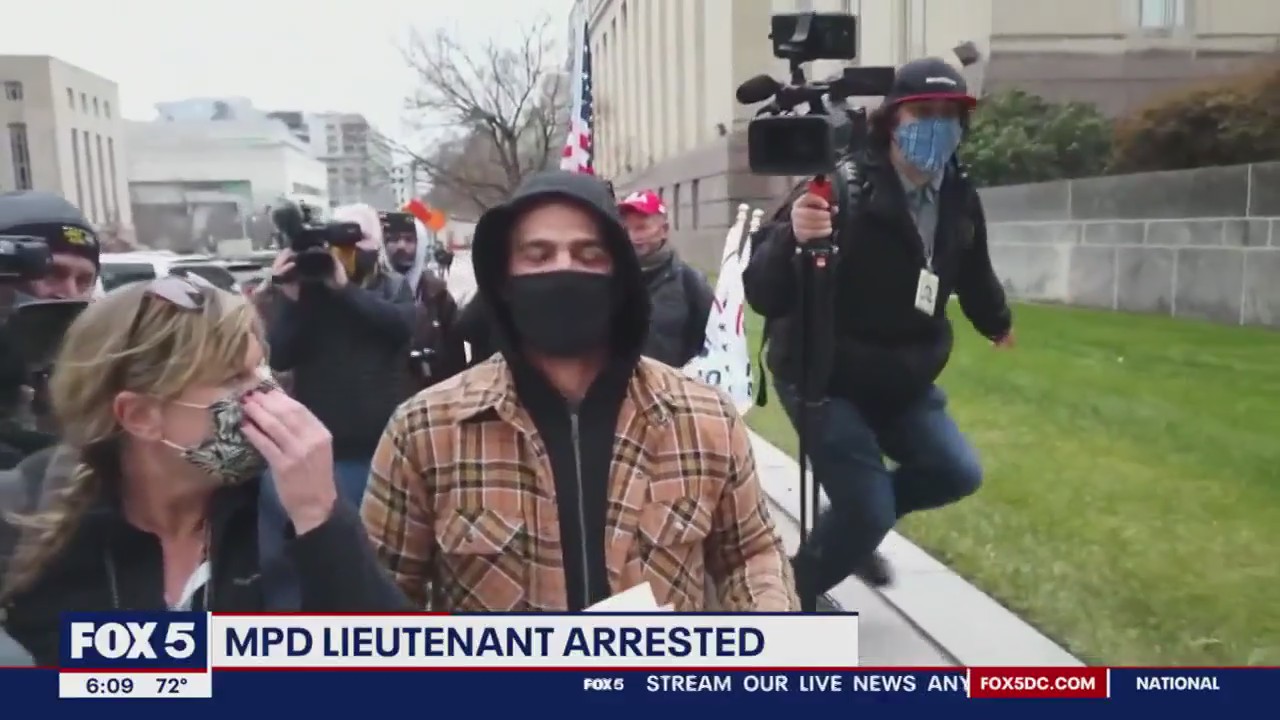 DC police lieutenant arrested