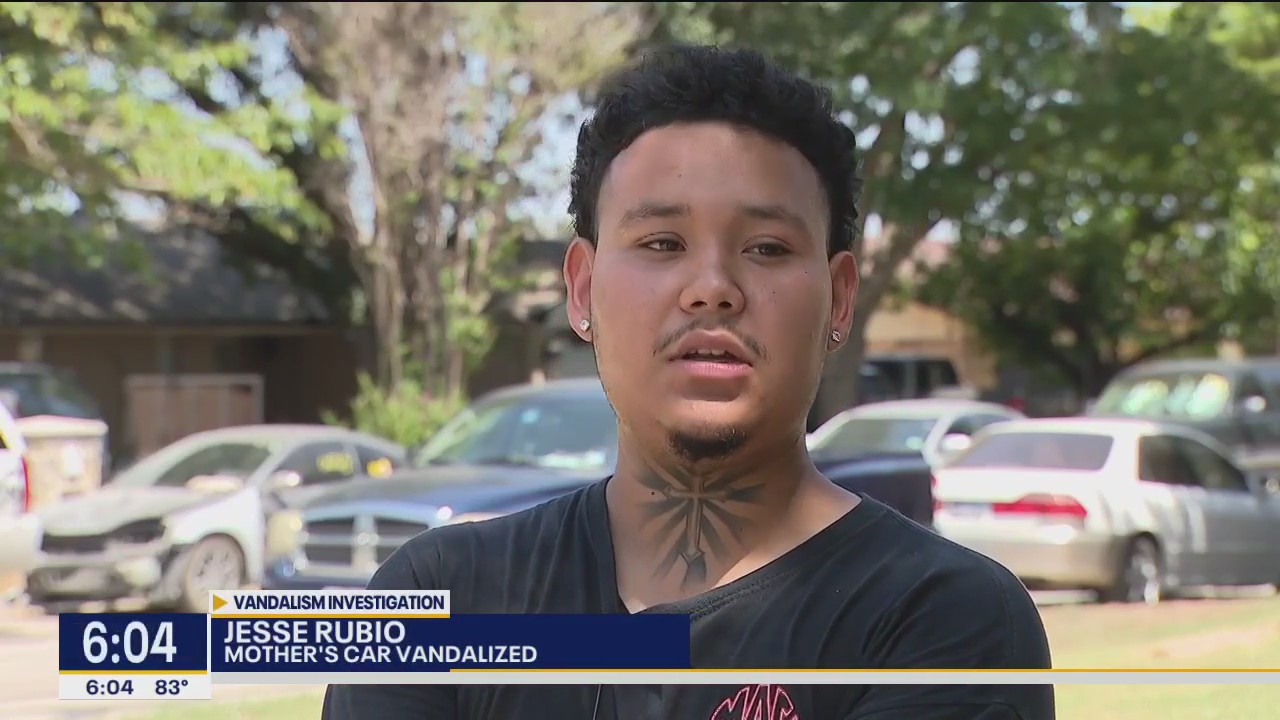Arlington cars tagged with vulgar and racist graffiti
