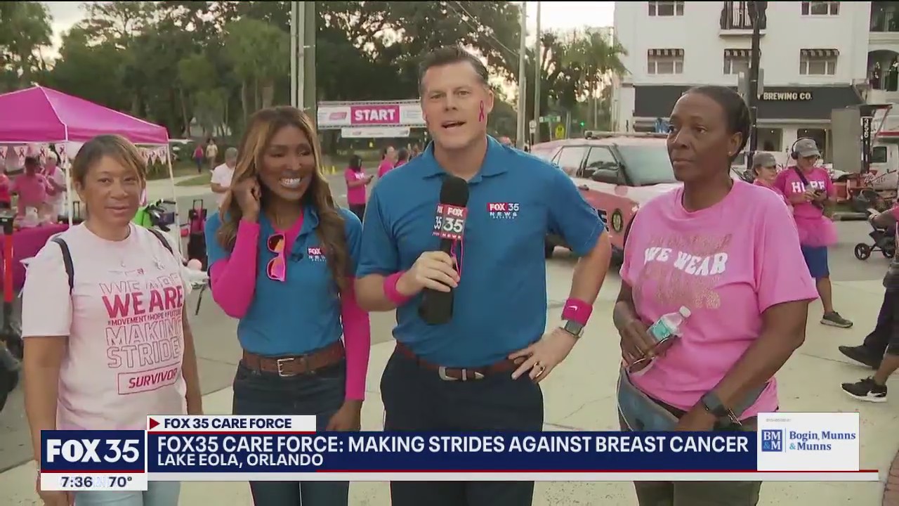 FOX 35 Care Force: Making Strides against Breast Cancer