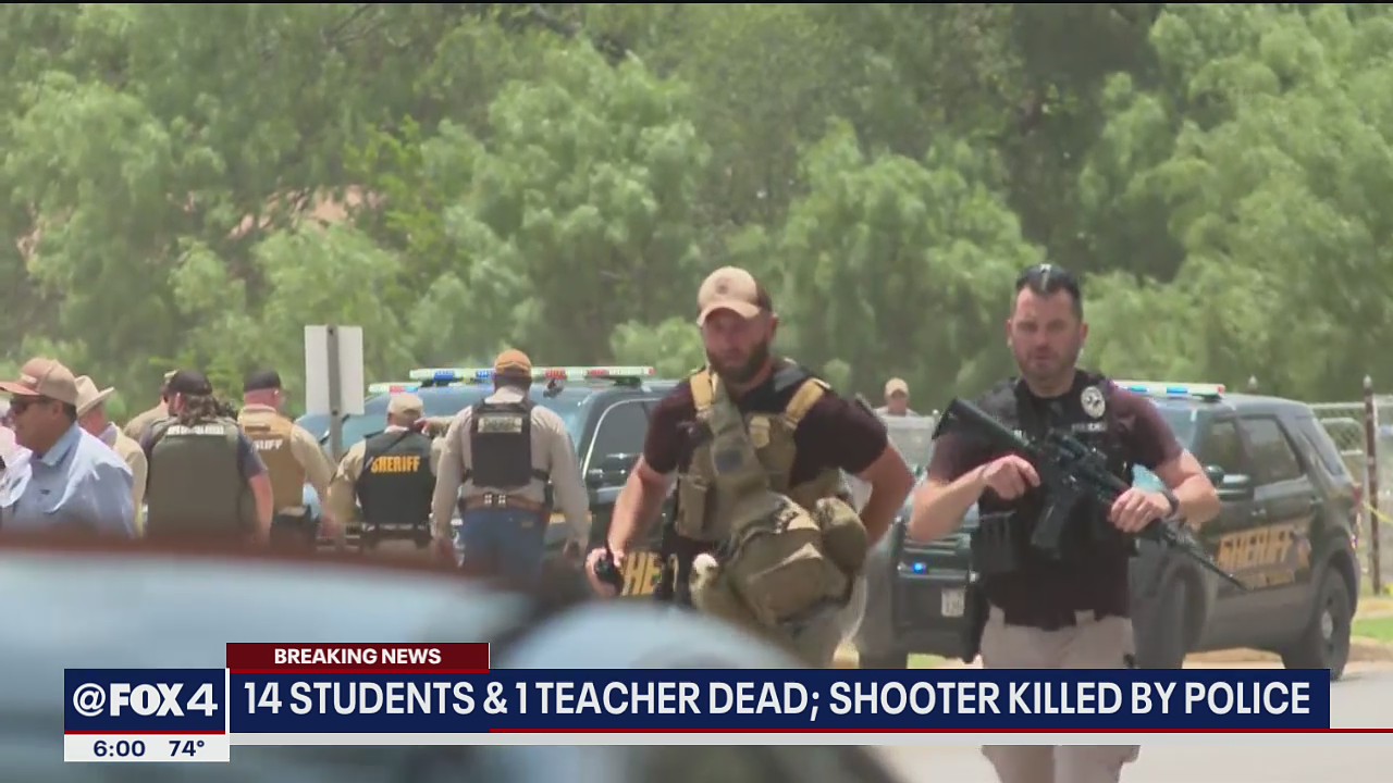 Uvalde school shooting: 14 students, 1 dead in elementary school mass shooting