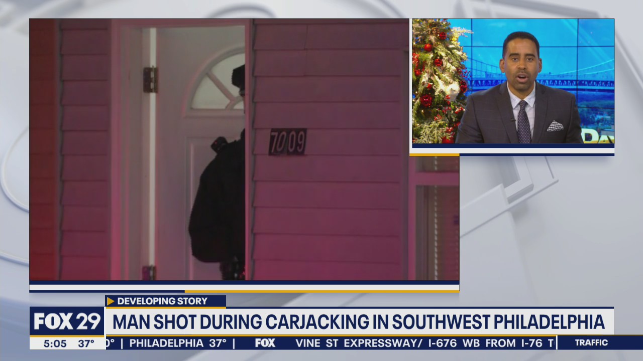 Man shot during carjacking in Southwest Philadelphia