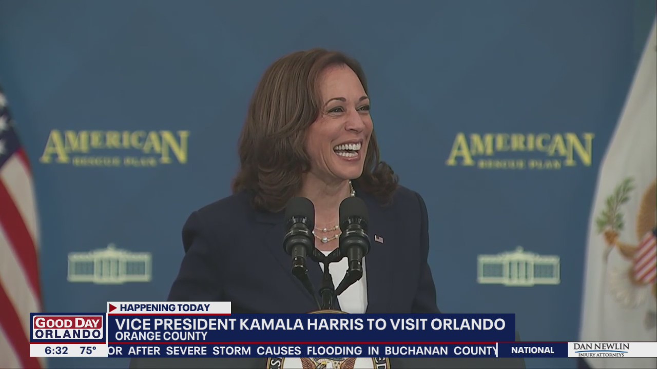 Vice President Kamala Harris to discuss reproductive rights during Orlando visit