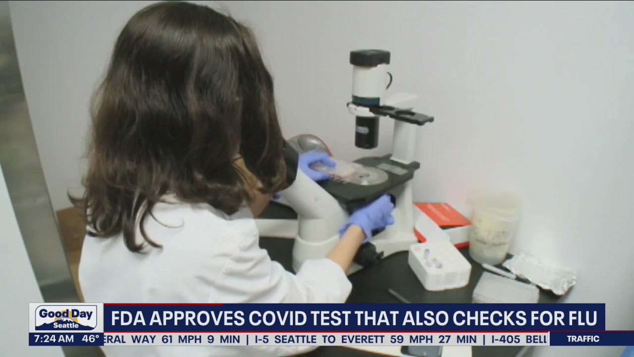 FDA approves COVID test that also checks for flu