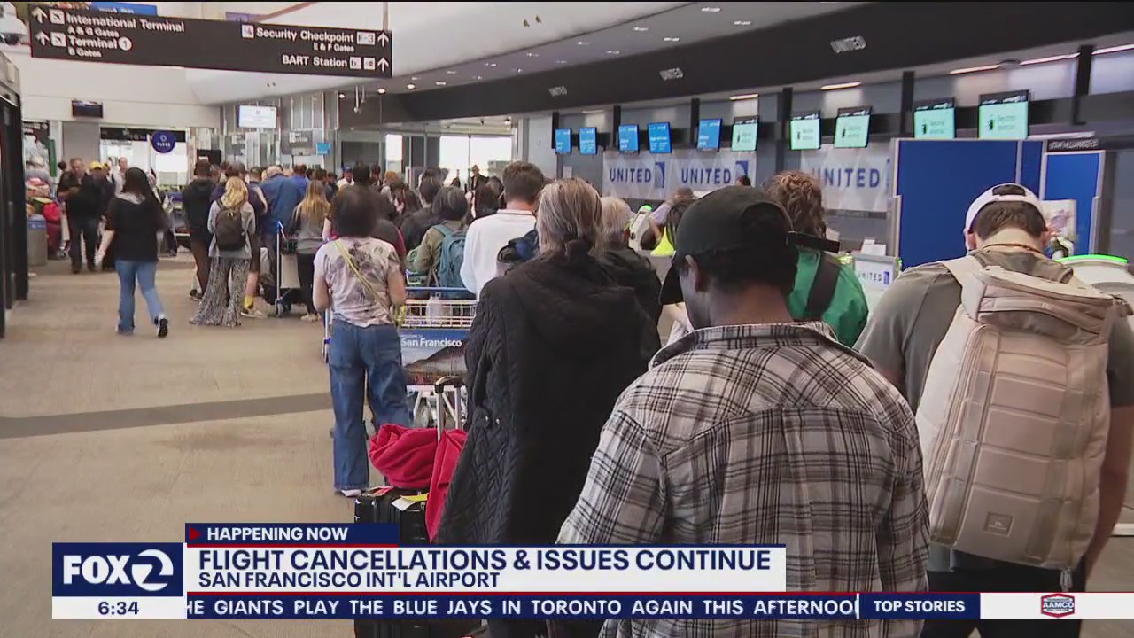 Bay Area airports snared in national flight mess