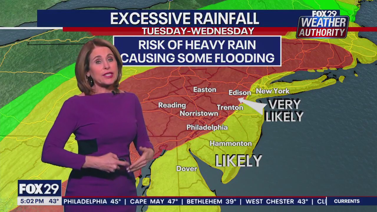 Weather Authority: Monday 5 p.m. forecast