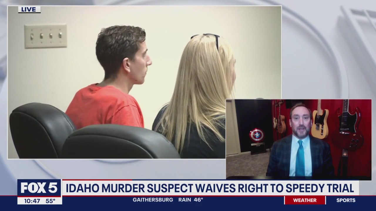 Idaho murder suspect waives right to speedy trial
