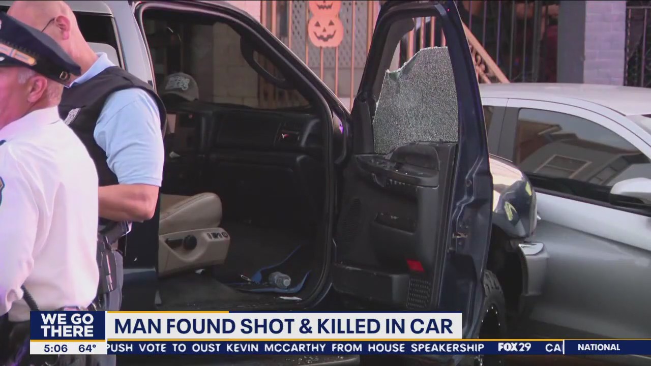 Man dies after he is found shot inside vehicle in North Philadelphia, police say