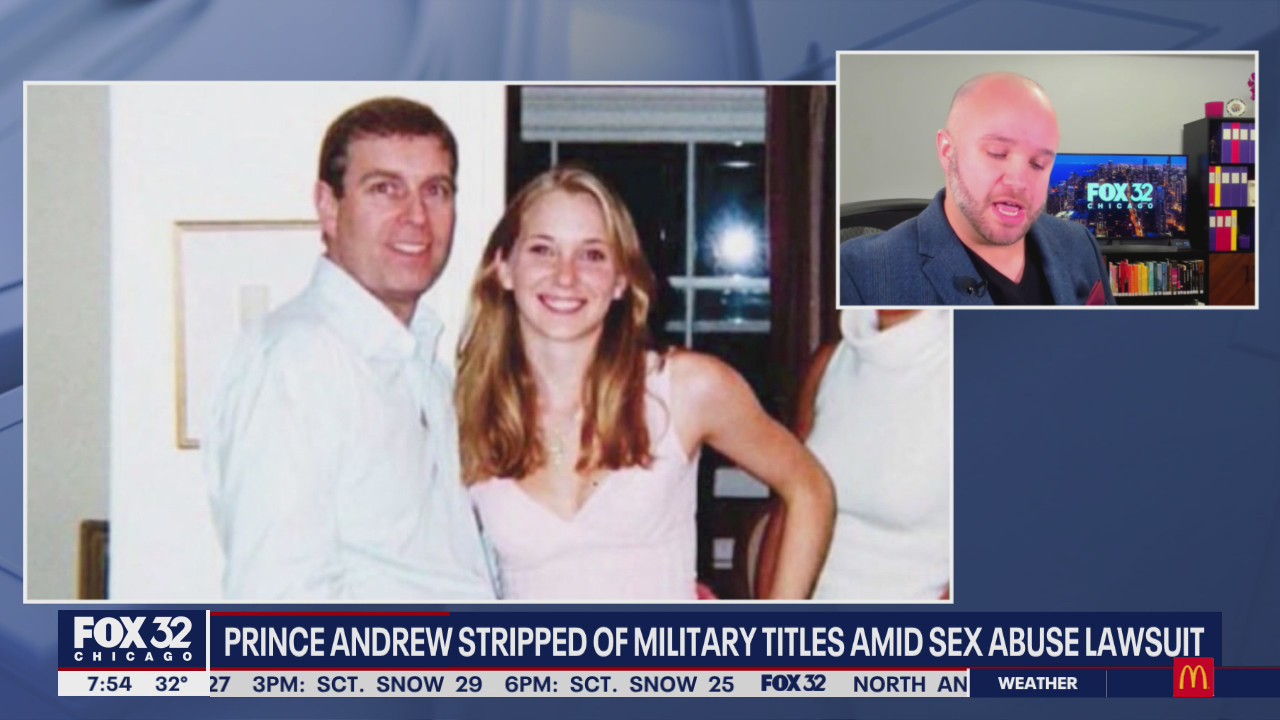 Prince Andrew stripped of military titles amid sex abuse lawsuit