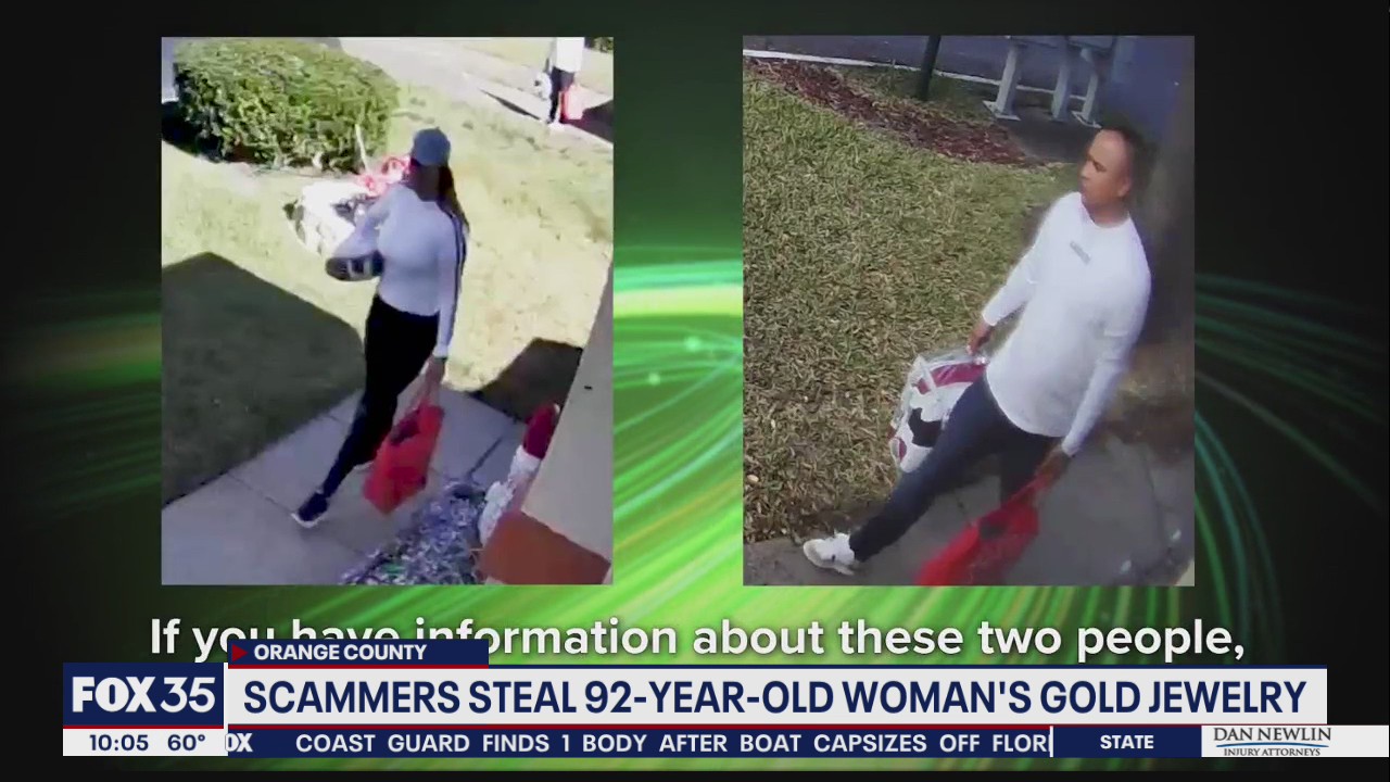Pair accused of stealing 13 gold rings from Florida woman, 92