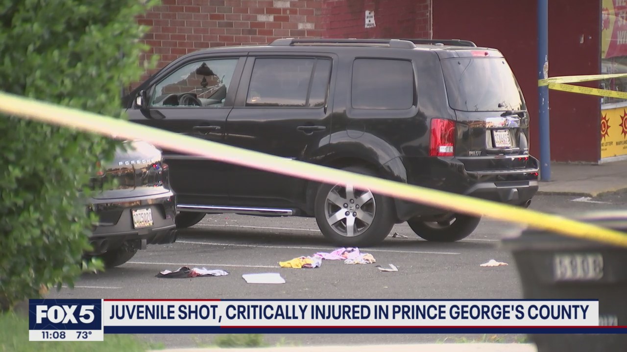 Juvenile shot, critically injured in Prince George's County