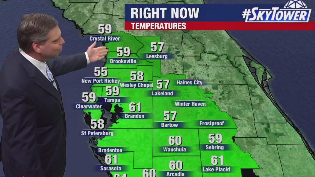 Monday afternoon forecast