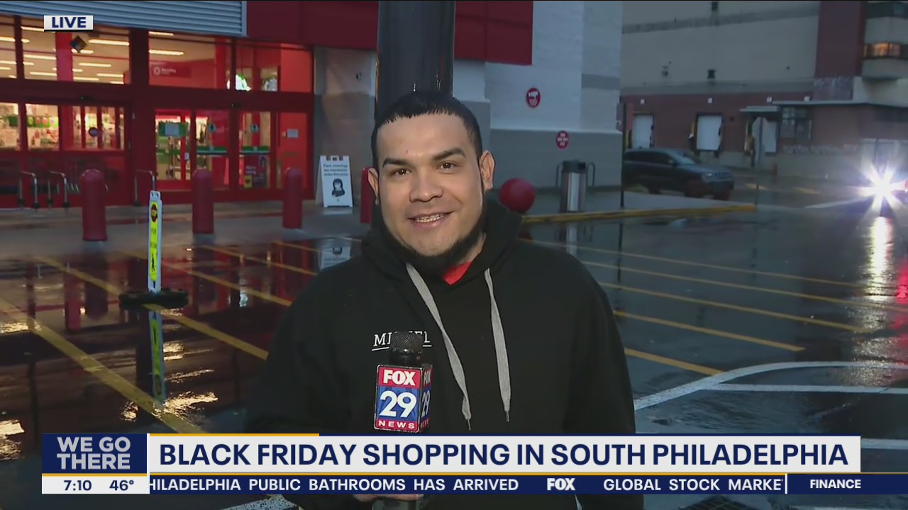 Steve Keeley lets Black Friday shopper take over live report
