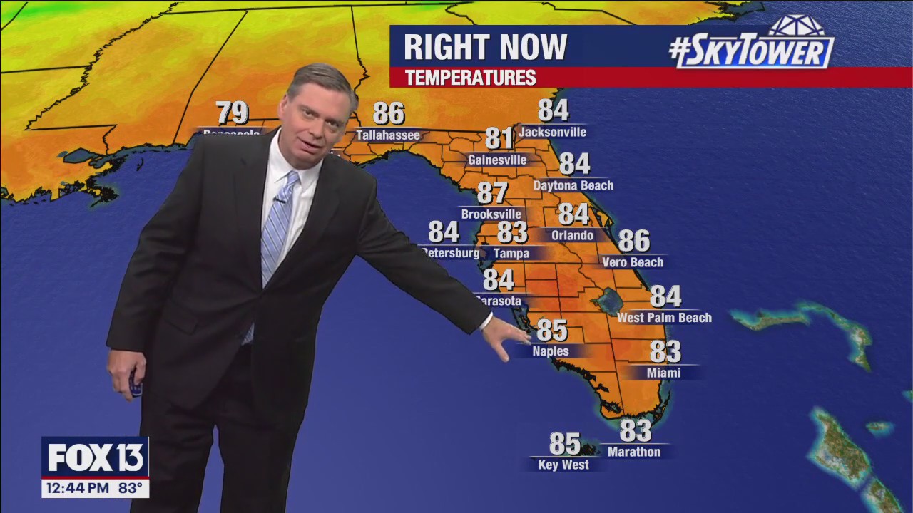 Tampa Weather | Temperatures heating up