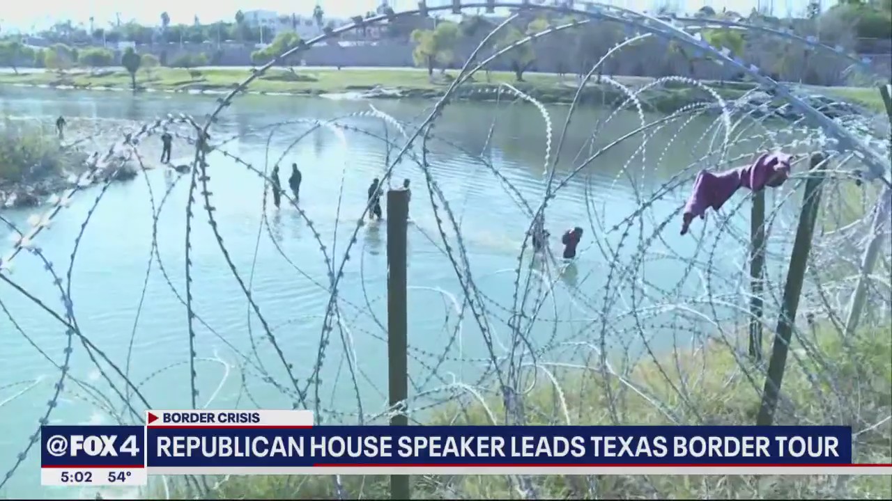 U.S. GOP House speaker leads Texas border tour