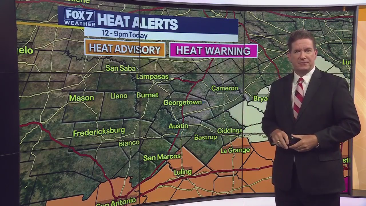 Austin weather: Cooler, but temps still 100°+