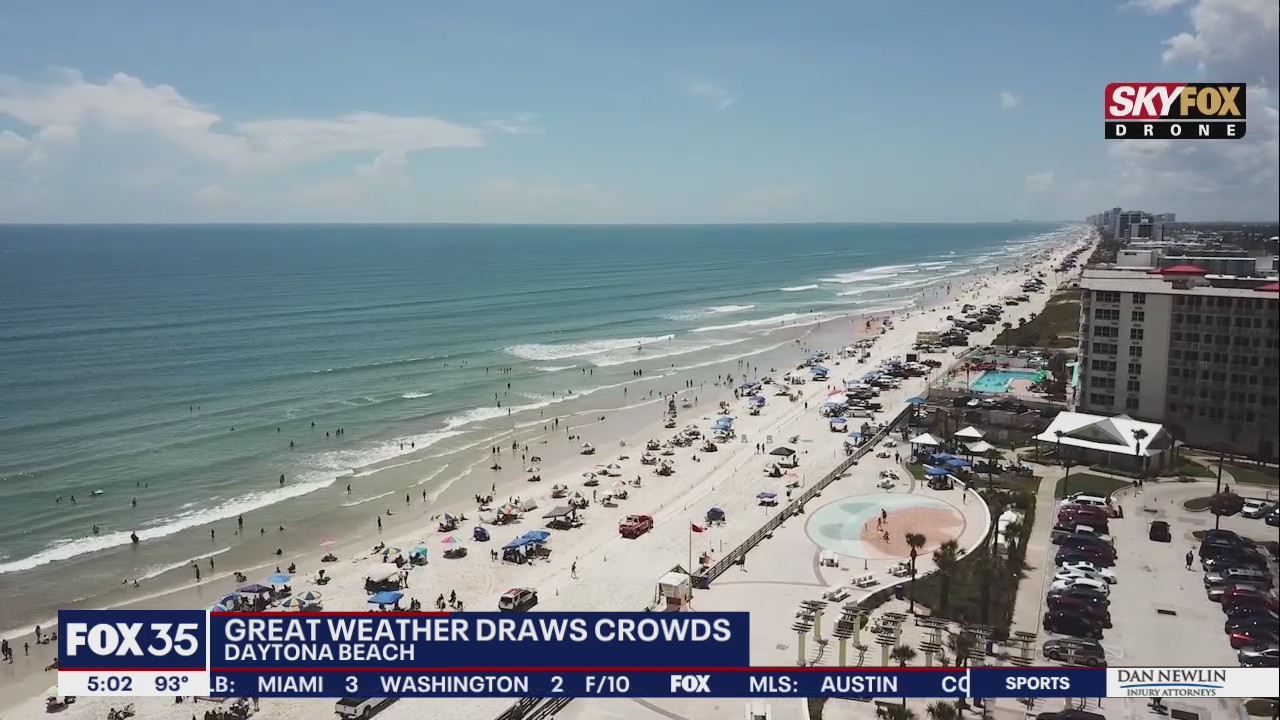 Great July 4th weather draws crows to Florida's beaches