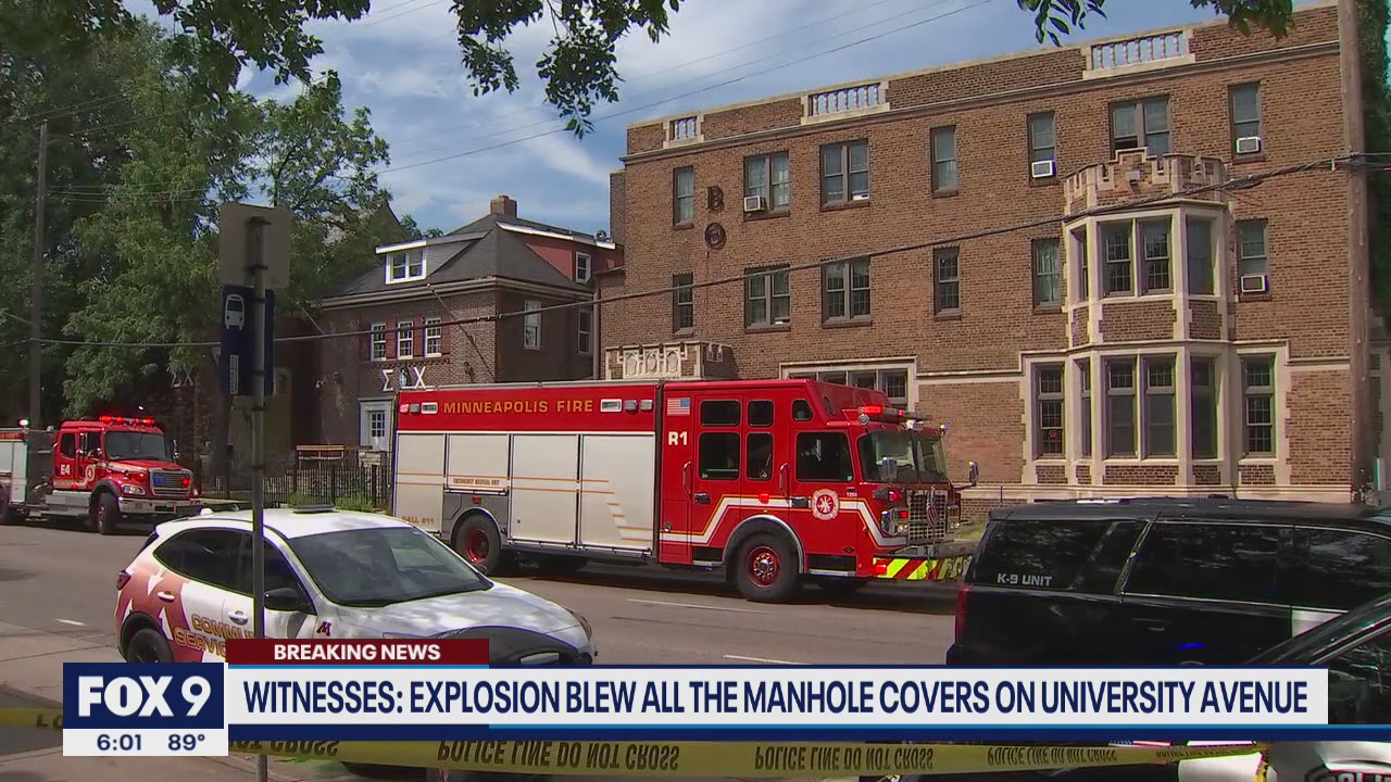 Buildings evacuated near University of Minnesota after explosion in sewer