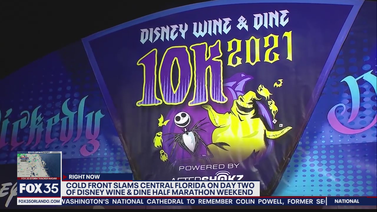 Runners brave the cold for Disney's Wine & Dine Half Marathon Weekend