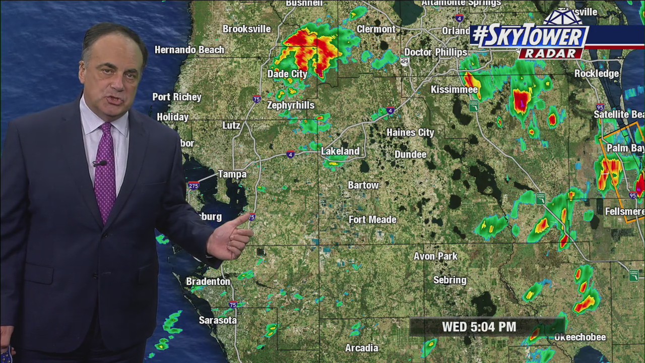 Wednesday evening forecast