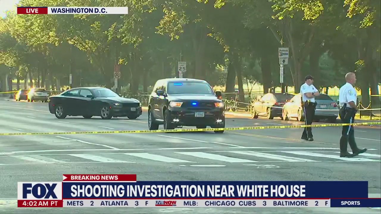 3 in custody after shooting reported near The White House
