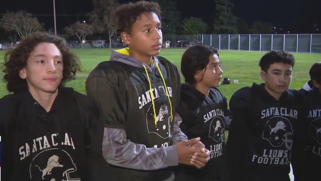 Community send-off for Pop Warner team